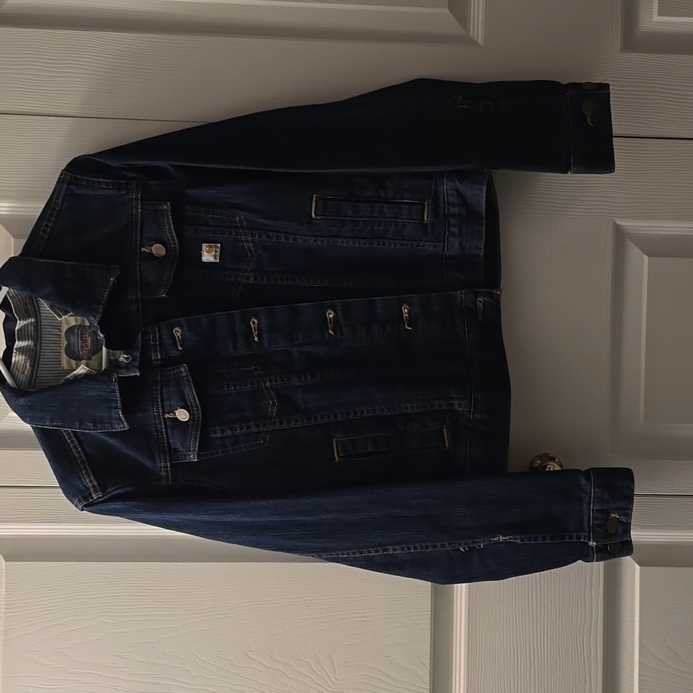 Carhartt Dark Blue Denim Jean Jacket